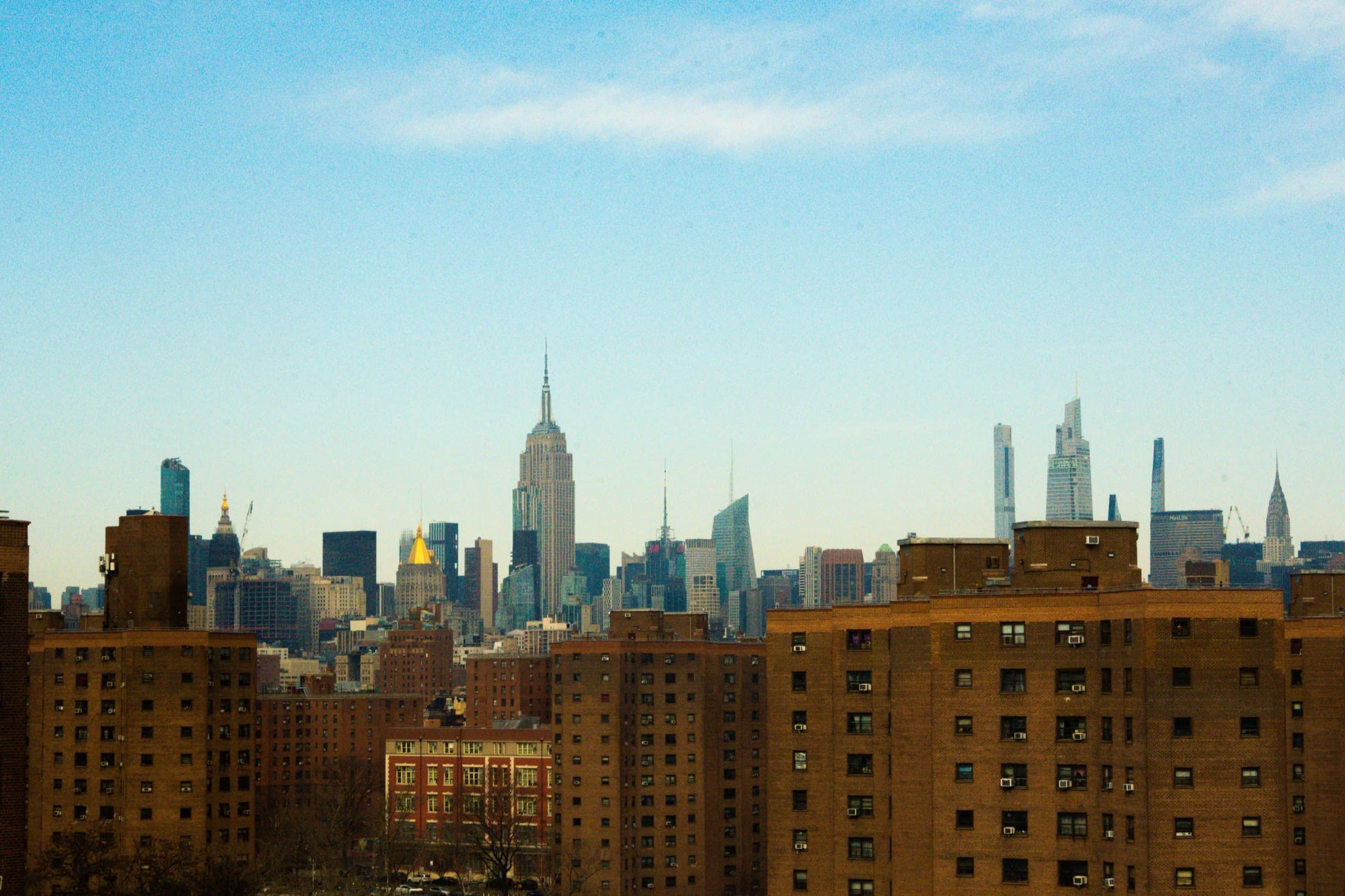 The Manhattan skyline with the Empire State Building